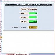 Winkelumrechnung